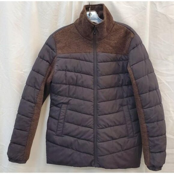 Avalanche Women's 3 in 1 Insulated Snow Ski Hooded Jacket With Pockets Gray/Brow - Picture 4 of 11